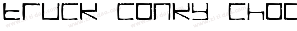 TRUCK Conky Choo Driver字体转换